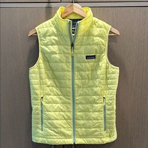 Patagonia Yellow Puffer Vest